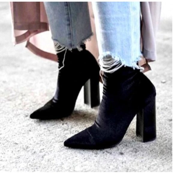 Tony Bianca Diddy Lycra Booties Size 7 - Picture 13 of 15